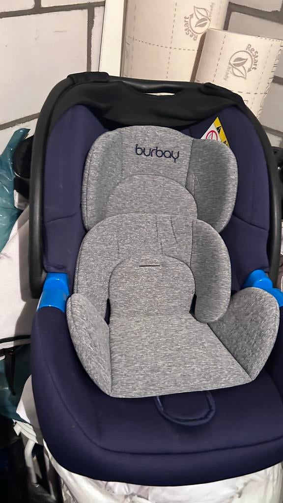 Burbay Autostoel - Comfortabel en Veilig voor je Kindje, Overige merken, 0 t/m 13 kg, Gebruikt, Autogordel