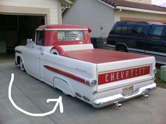 Chevrolet Apache sideskirts - Truck 3100 Fleetside spatbord, Gebruikt, Chevrolet, Ophalen of Verzenden, Spatbord
