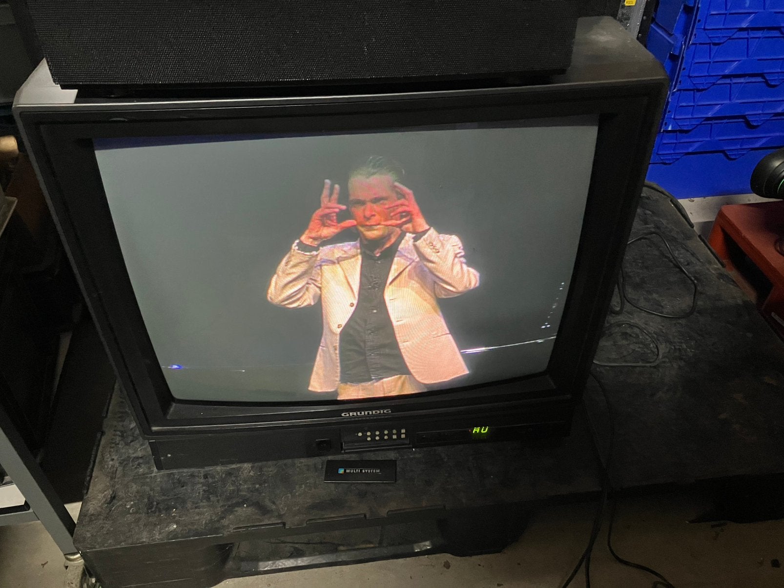 Grundig multi system grote! 70cm crt tv vintage gaming, Ophalen, Grundig, Duitsland, Duitsland