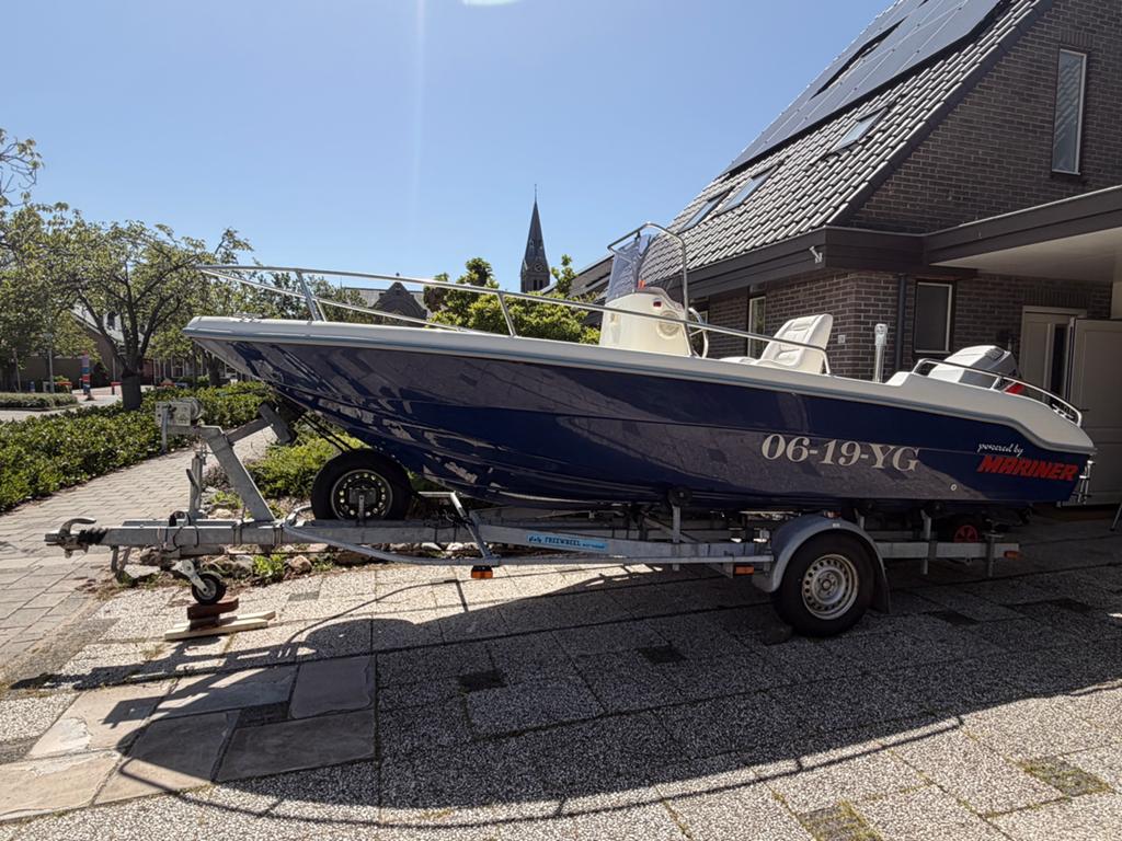 Laguna atlantis motorboot zonder trailer, Watersport en Boten, Ophalen, Overige merken, Gebruikt, 70 tot 120 pk