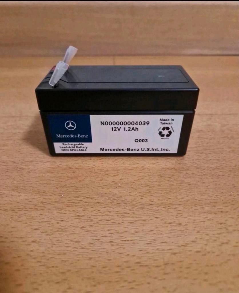 Mercedes-Benz 12V 1.2Ah accu, Ophalen of Verzenden, Gebruikt, Mercedes-Benz