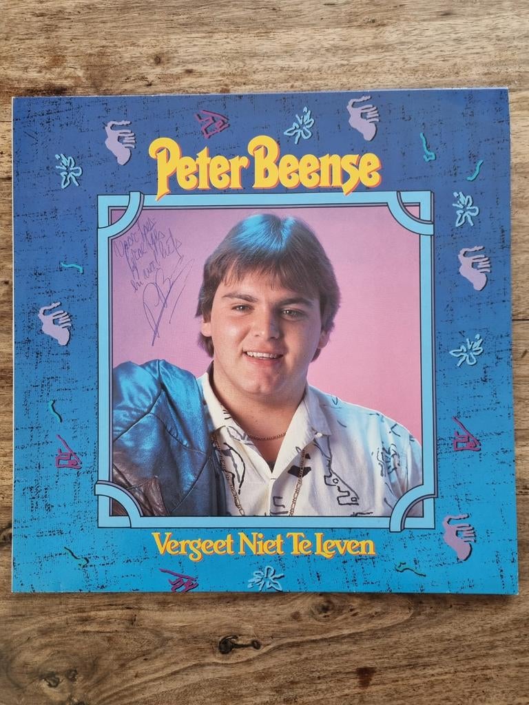 Peter Beense - Vergeet Niet Te Leven (Gesigneerd), Ophalen of Verzenden, Zo goed als nieuw, 12 inch, Levenslied of Smartlap