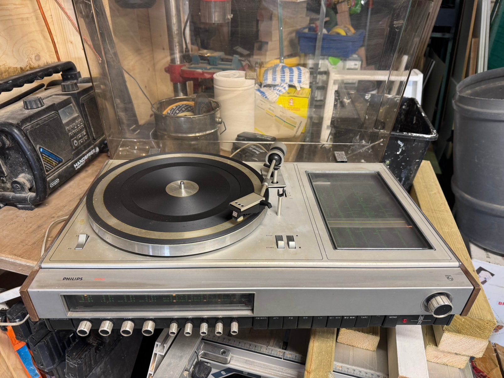 Philips 802 radio platenspeler, Ophalen, Gebruikt, Philips