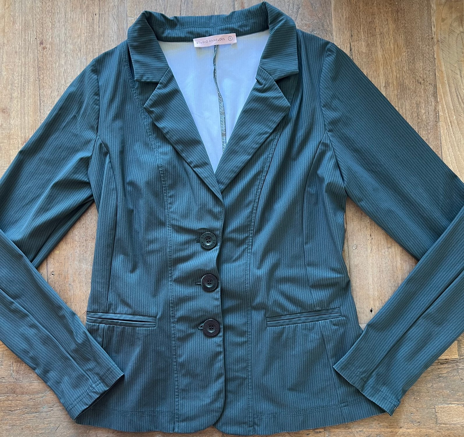 Jasje maat S Studio Anneloes (petrol), Ophalen of Verzenden, Zo goed als nieuw, Maat 36 (S), Blauw