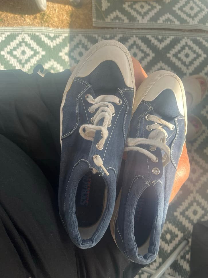 Sebago Docksides heren gympen maat 42 - perfecte staat, Ophalen of Verzenden, Zo goed als nieuw, Blauw, Sneakers of Gympen
