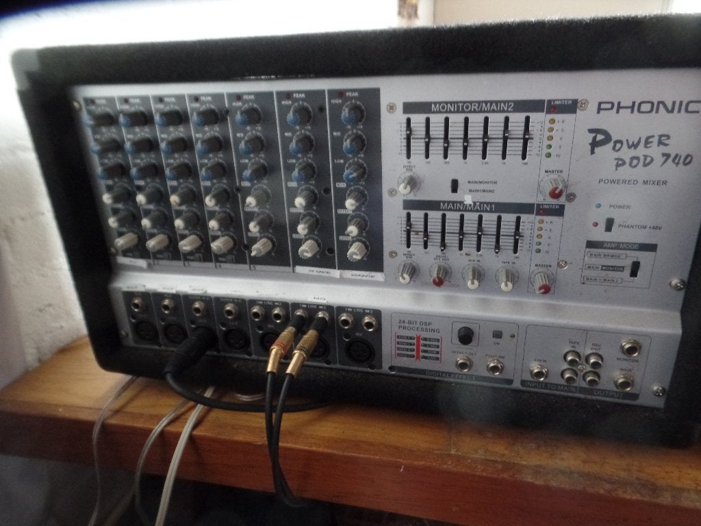 Phonic Power pod, Ophalen, Gebruikt, 5 tot 10 kanalen, Microfooningang