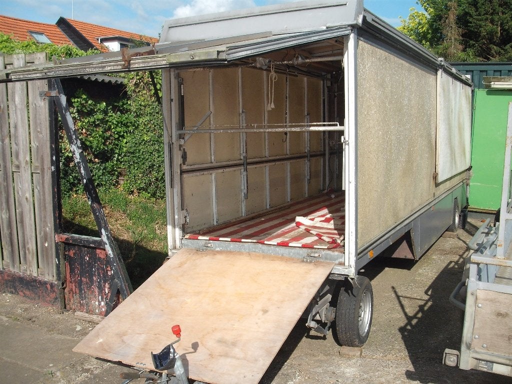 Grote verkoopwagen verkoopkar met zijluifels - loop of sloop, Ophalen, Gebruikt