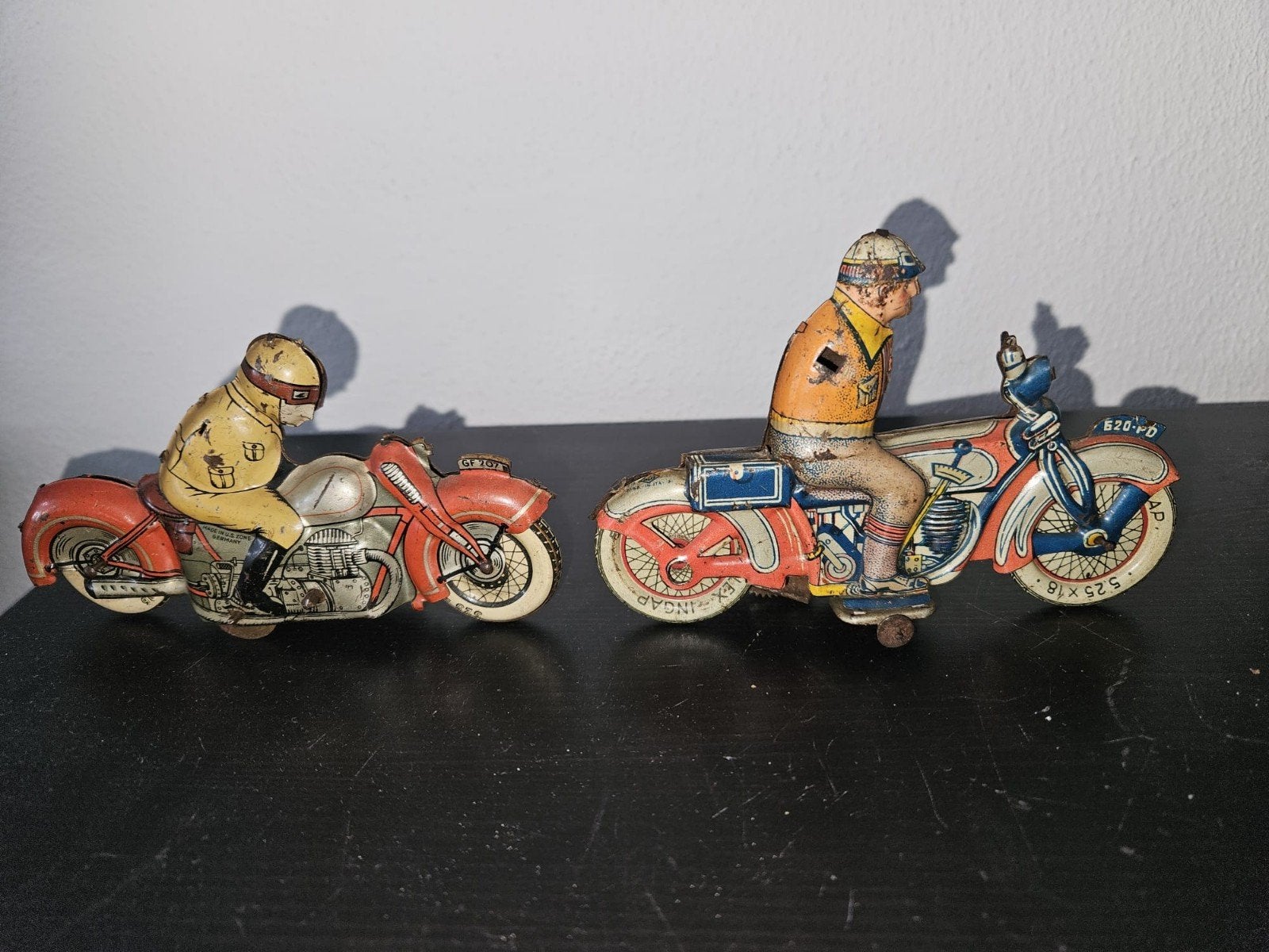 Vintage blikken motoren, werkend maar incompleet, Ophalen of Verzenden