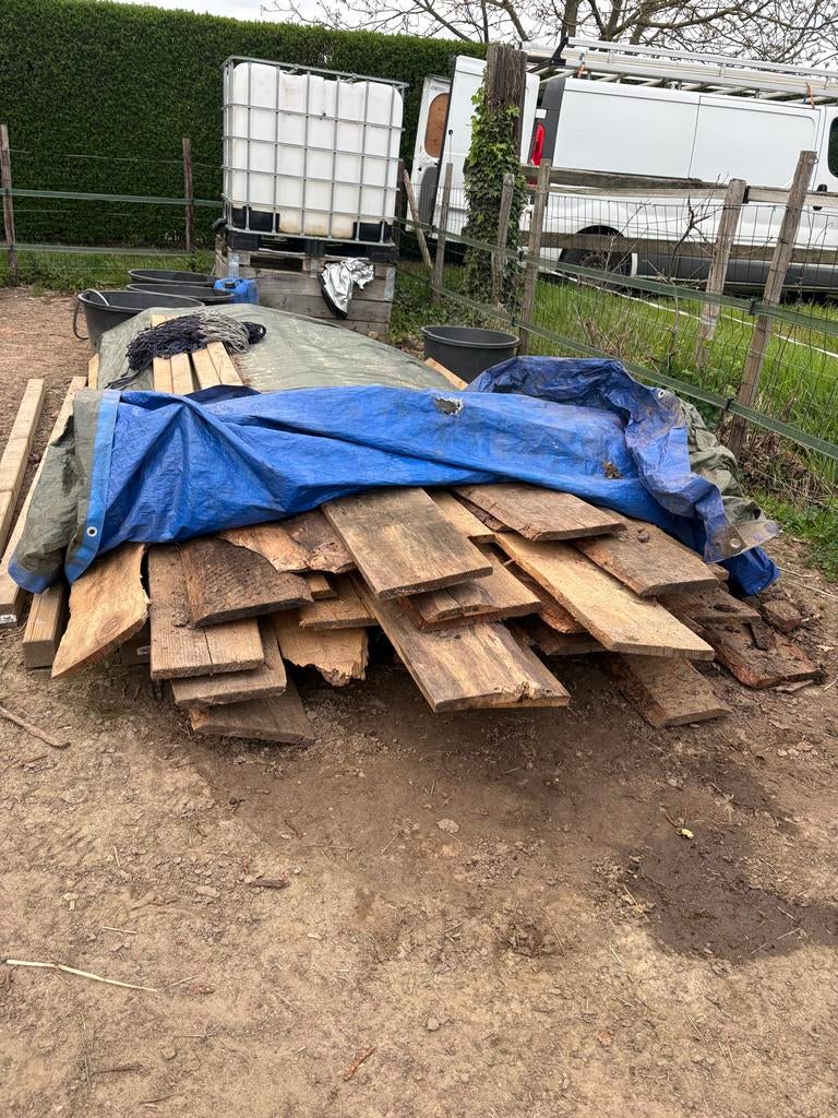 Verschillende schaaldelen in 1 koop, Doe-het-zelf en Verbouw, Hout en Planken, Ophalen, Gebruikt, 25 tot 50 mm, Plank