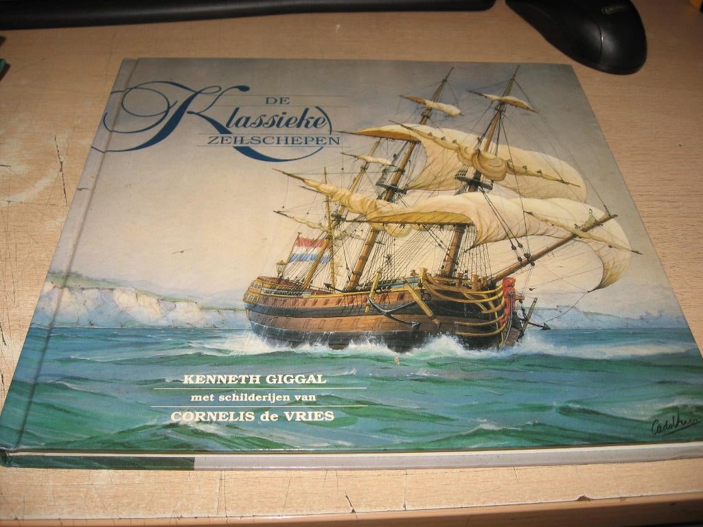 Kenneth Giggal      De Klassieke zeilschepen, Ophalen of Verzenden, Zo goed als nieuw, Boek of Tijdschrift