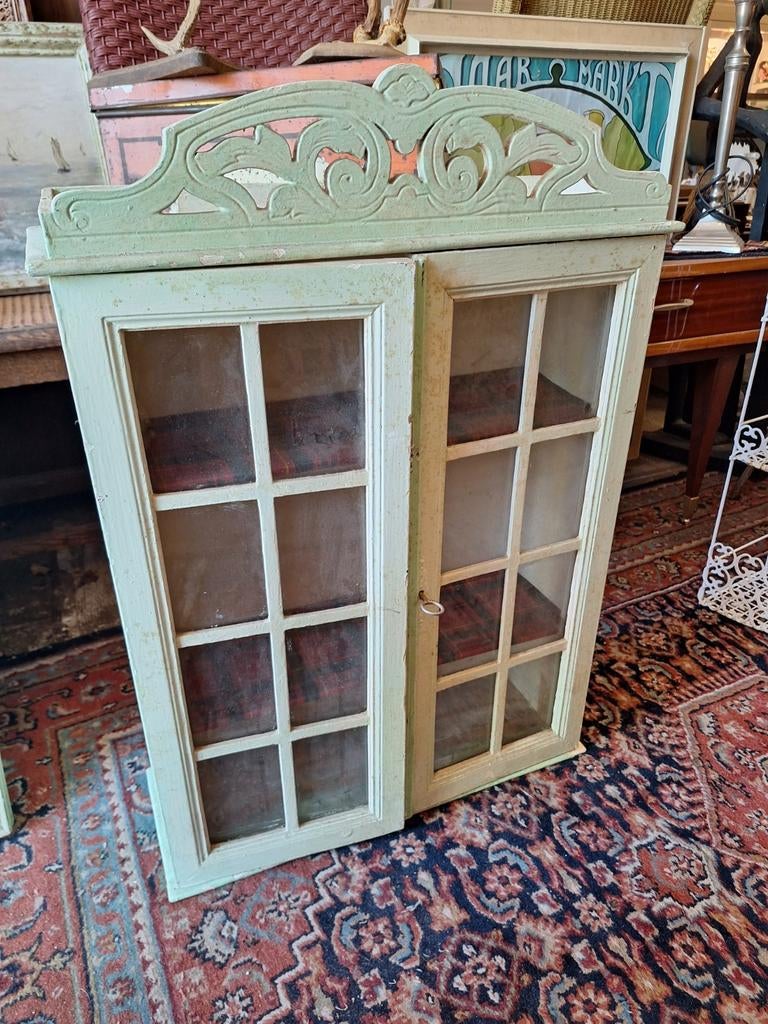 Antiek Vitrinekastje - Charmant en Decoratief, Antiek en Kunst, Antiek | Meubels | Kasten, Ophalen
