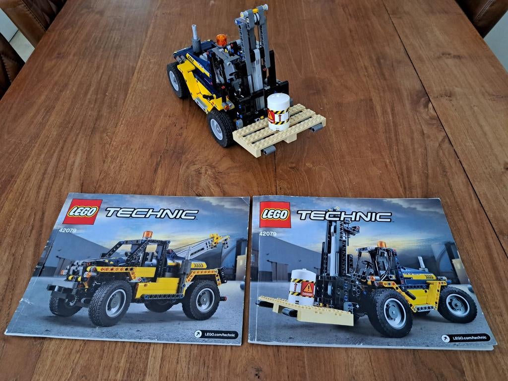 Lego Technic 42079 Zware Heftruck met instructies, Lego, Compleet, Ophalen of Verzenden, Zo goed als nieuw