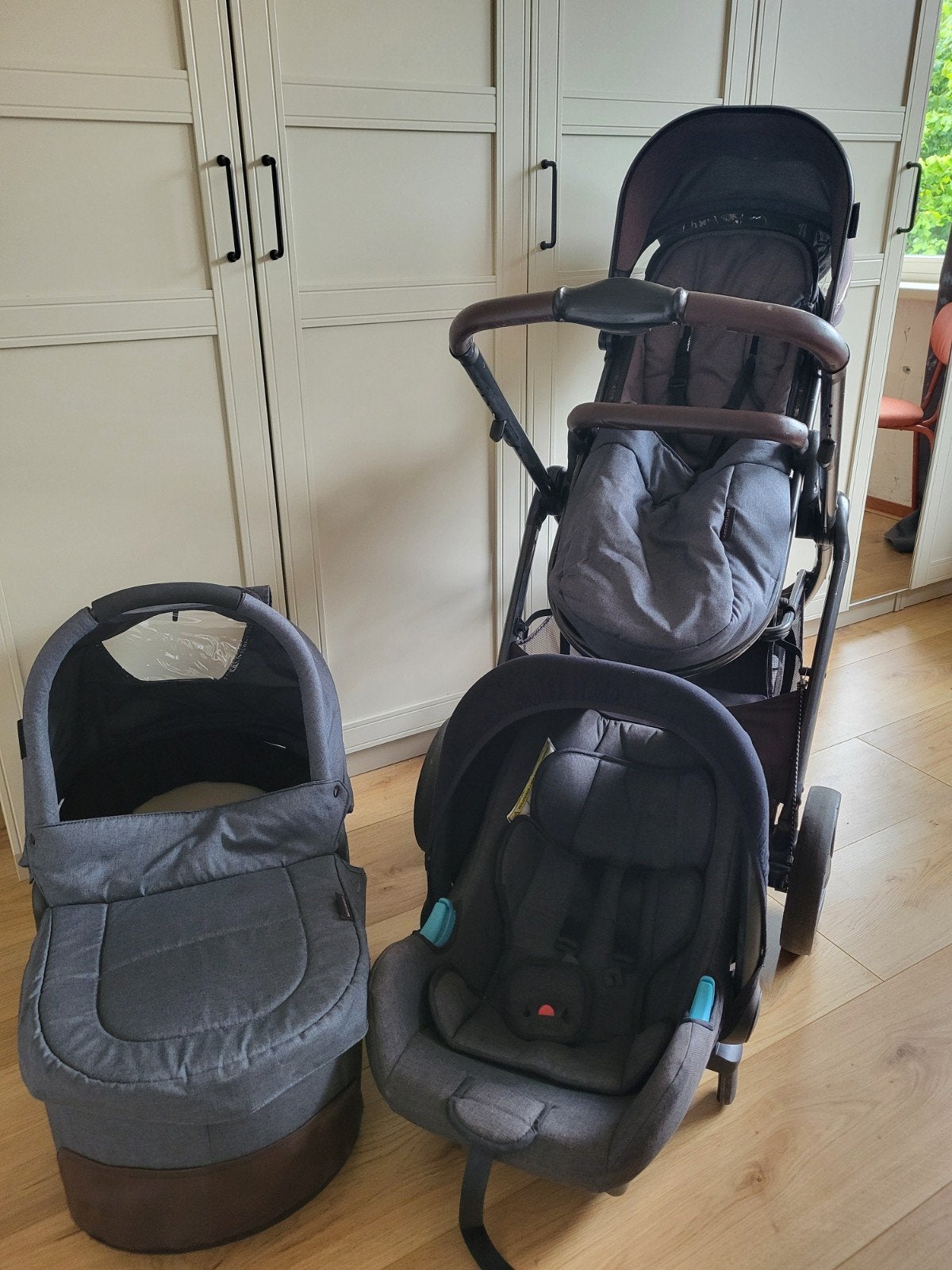 X-Adventure X-Line Kinderwagen met reiswieg en maxicosi, Kinderen en Baby's, Kinderwagens en Combinaties, Gebruikt, Overige merken