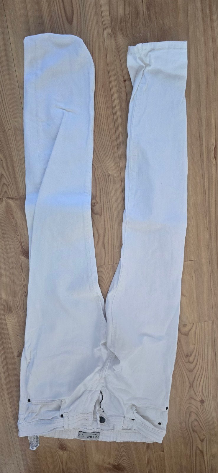 Witte Pull&Bear Jeans Maat 42/32, Ophalen of Verzenden, Zo goed als nieuw, Wit