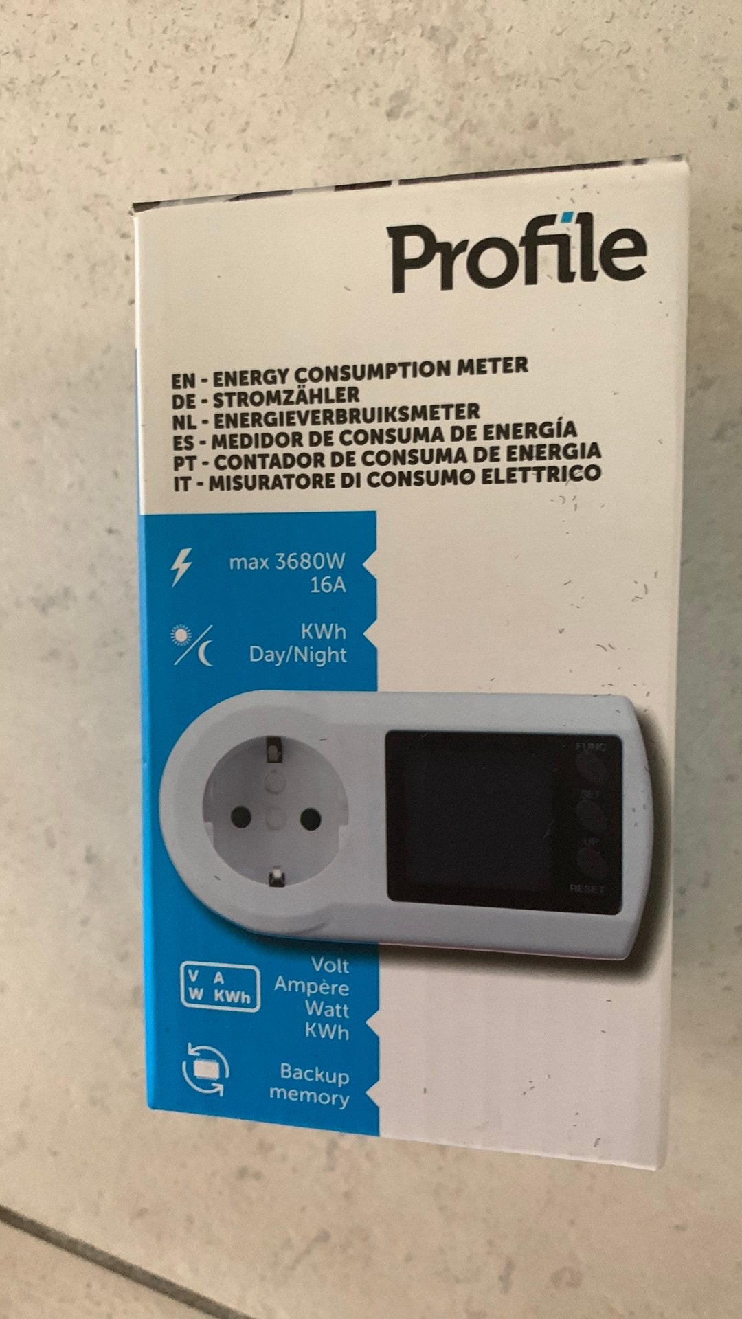 Profile energieverbruiksmeter, Ophalen of Verzenden, Nieuw