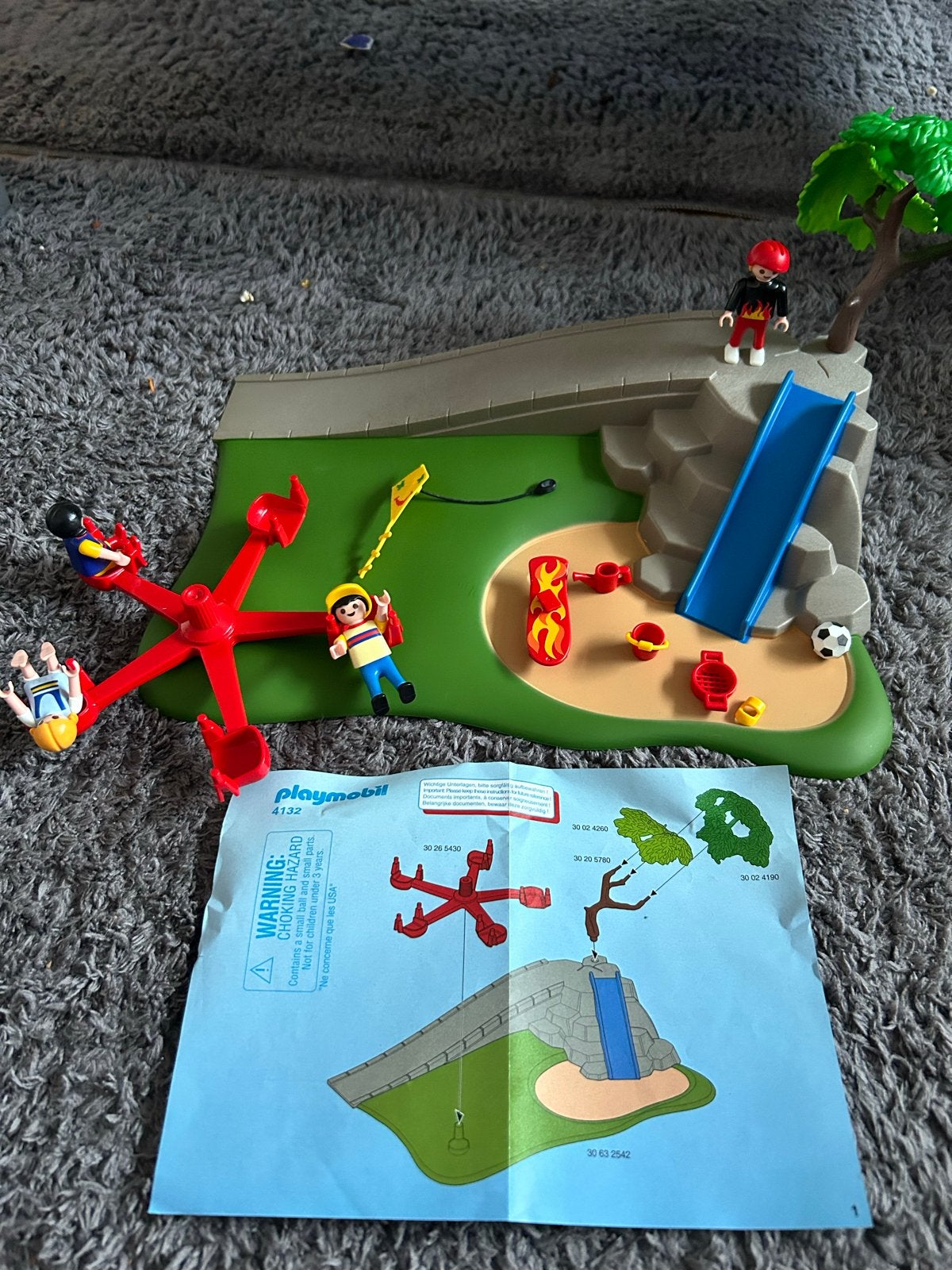 Playmobil 4132 Speeltuin - Zo goed als nieuw met handleiding, Ophalen, Complete set, Overige typen, Summer fun