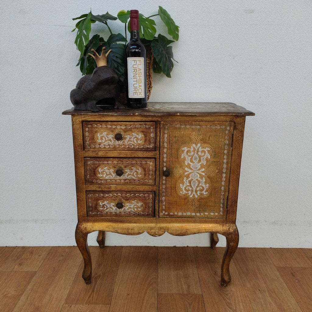 Florentijns Brocante Queen Ann dressoirtje, ladekast, Valkenswaard, Gebruikt, Info@flashbackfurniture.nl, Flashback Furniture