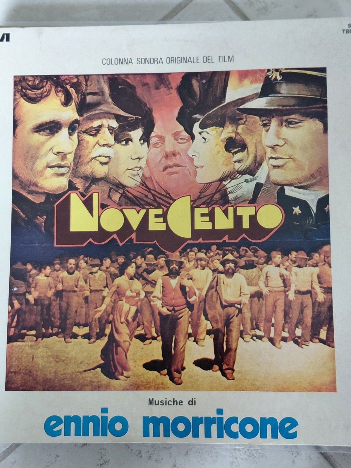 Novecento Soundtrack LP - Ennio Morricone, LP, Film en Theater, Gebruikt, Originele persing