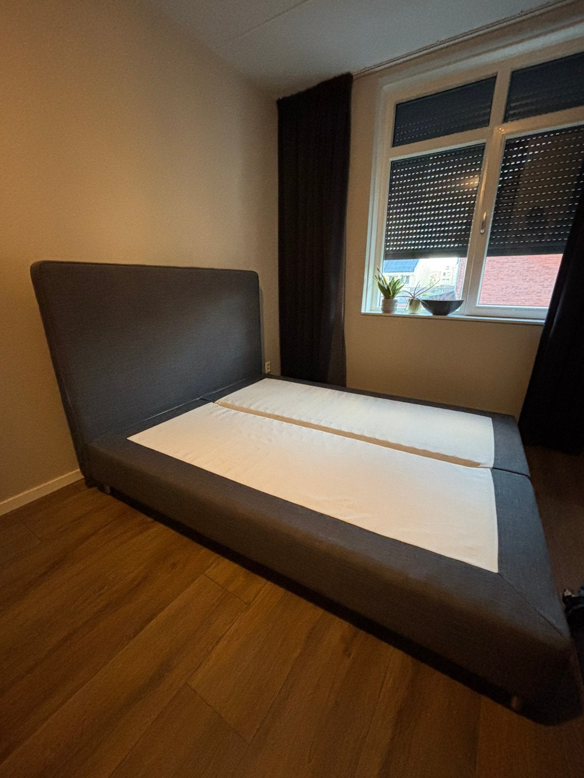 Ikea Dunvik boxspring 160 x 200, Huis en Inrichting, Ophalen, Gebruikt, Tweepersoons, 200 cm
