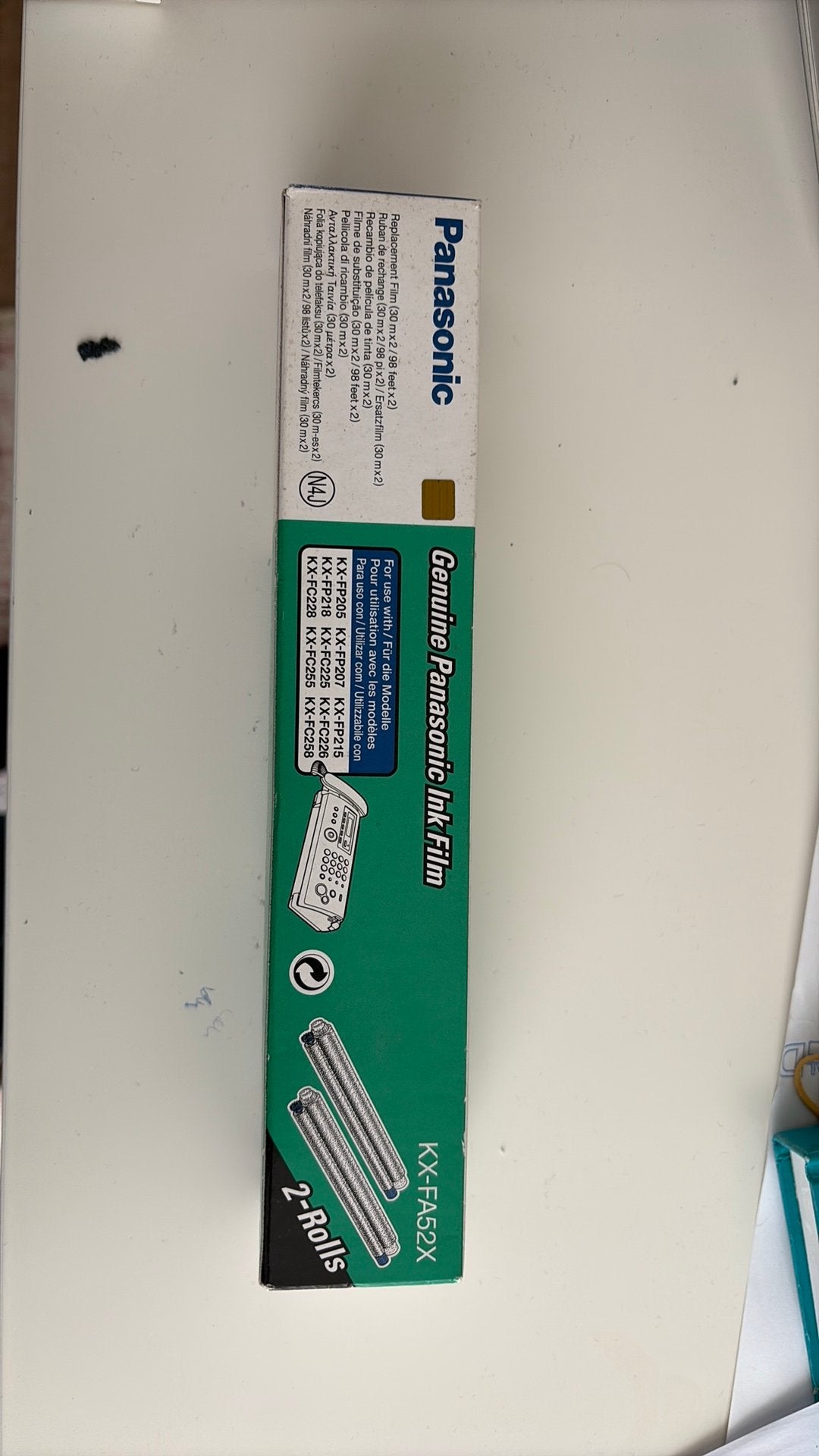 Panasonic 2 Ersatzfilme KX-FA52X, Telecommunicatie, Faxen, Ophalen of Verzenden, Nieuw