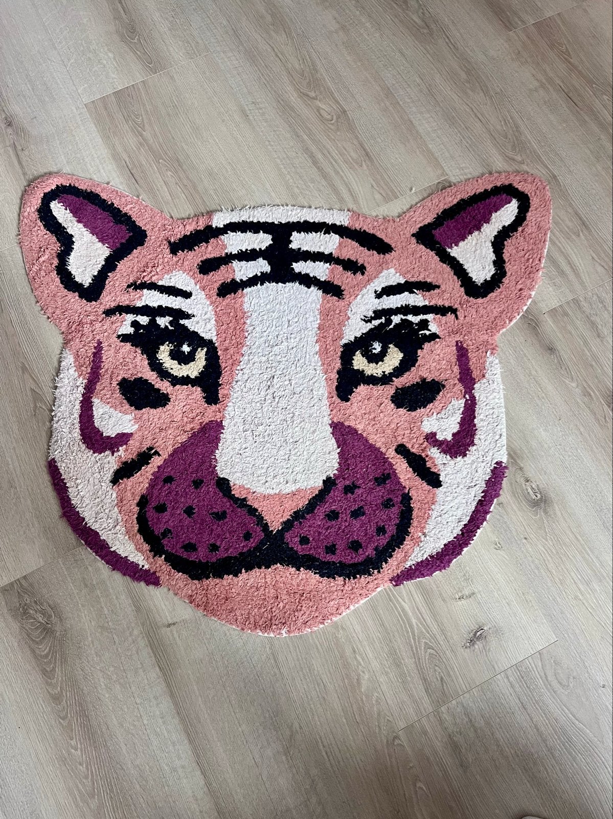 Kwantum tijger vloerkleed Lioness, Huis en Inrichting, Ophalen, Gebruikt, 50 tot 100 cm, 50 tot 100 cm