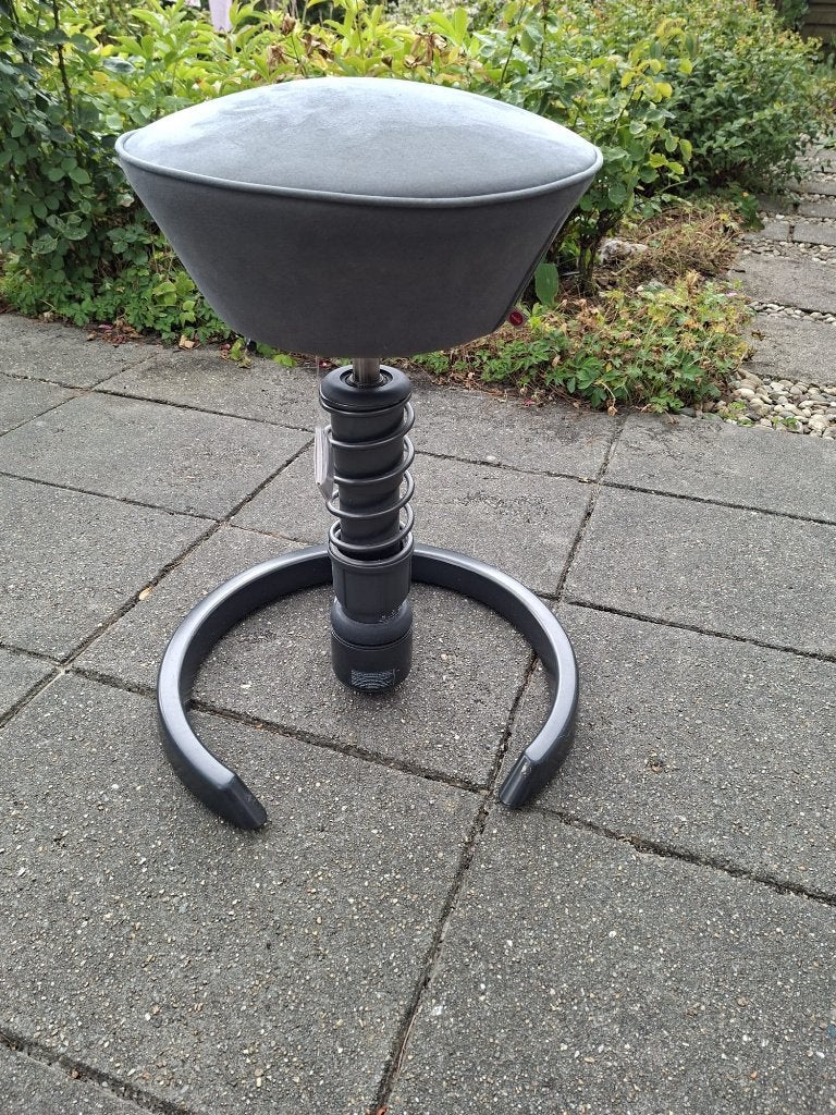 Aeris Swopper ergonomische zitkruk, Ophalen, Zo goed als nieuw, Bureaukruk, Grijs