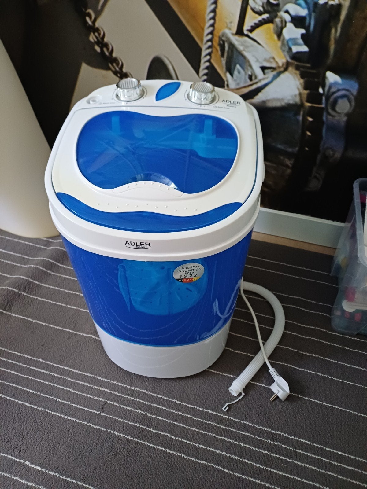 Camping wasmachine, Ophalen, Zo goed als nieuw