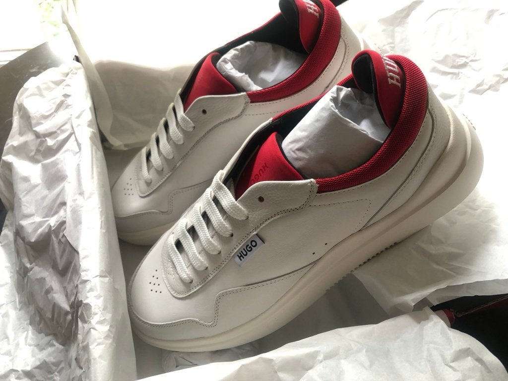 HUGO BOSS - WIT (nieuw), Wit, Nieuw, Ophalen of Verzenden, Sneakers of Gympen