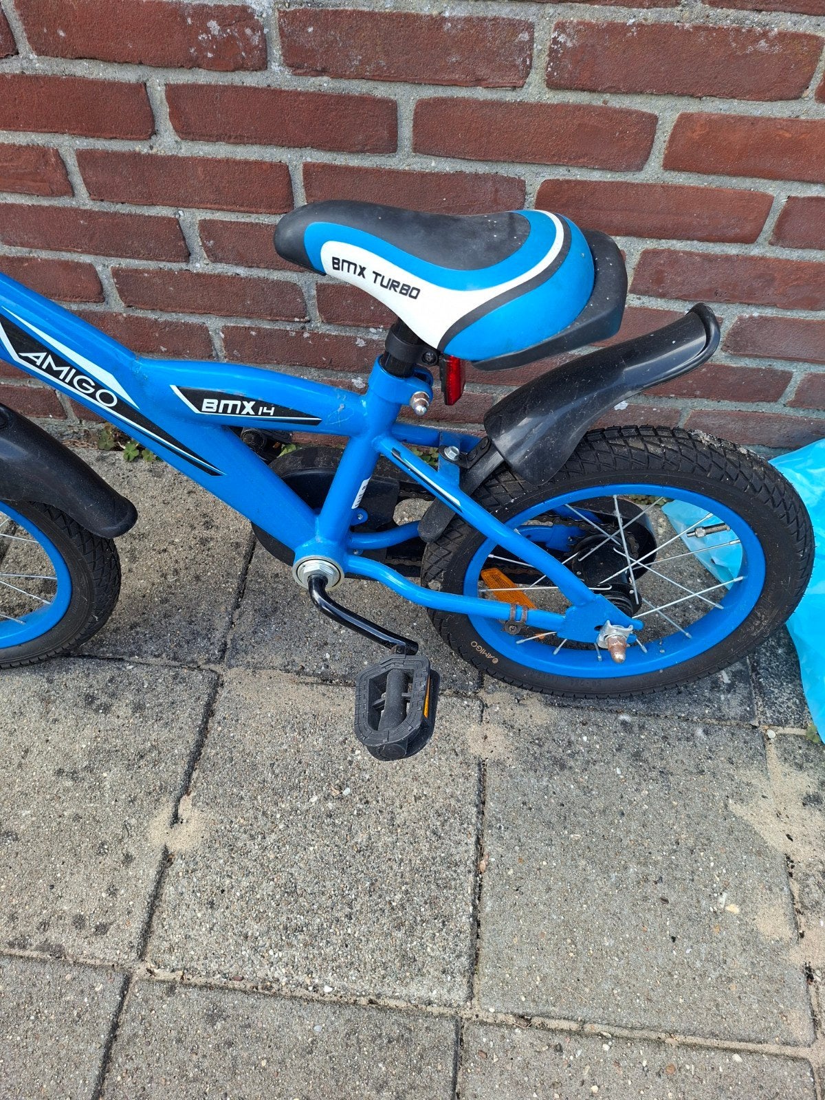 2 jongensfietsen, Fietsen en Brommers, Ophalen, Terugtraprem, Amigo BMX, Minder dan 16 inch