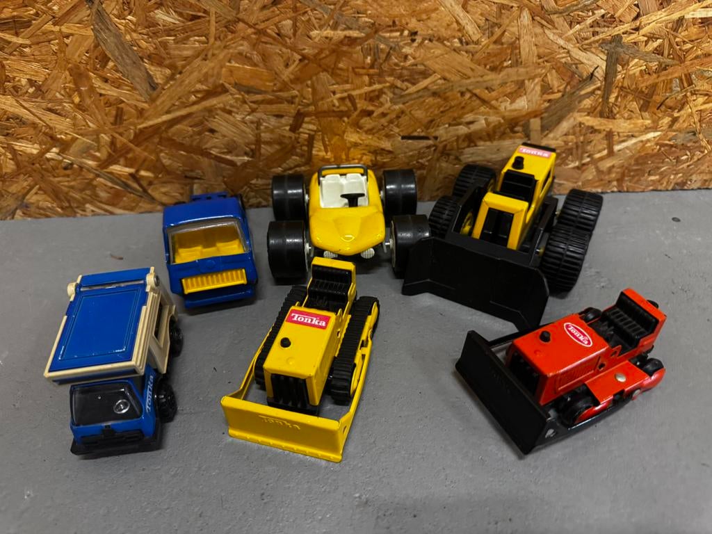 set Vintage Tonka Voertuigen – Jaren '70/'80 – ReK4, Gebruikt, Ophalen of Verzenden, X, X