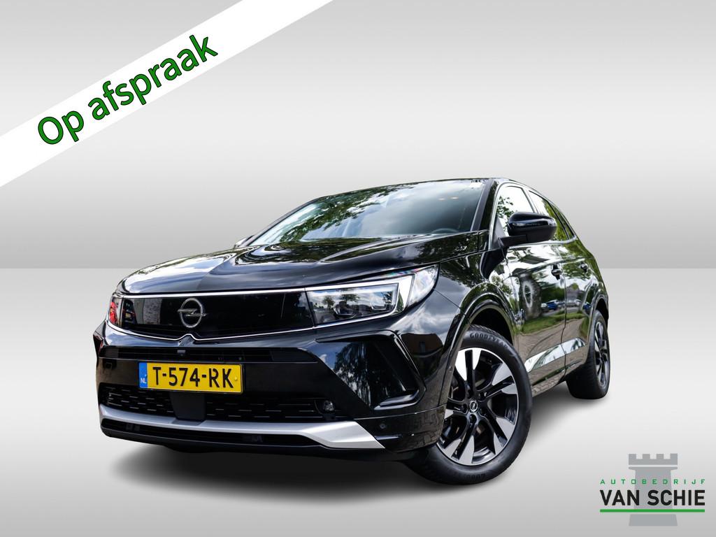 Opel Grandland 1.6 Turbo Plug-In Hybrid Level 3 1e-Eig. & Ke, Auto's, 12 maanden, 4 cilinders, Leder en Stof, Zwart