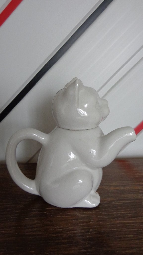 Decoratieve theepot Kat, Ophalen, Zo goed als nieuw, Dier