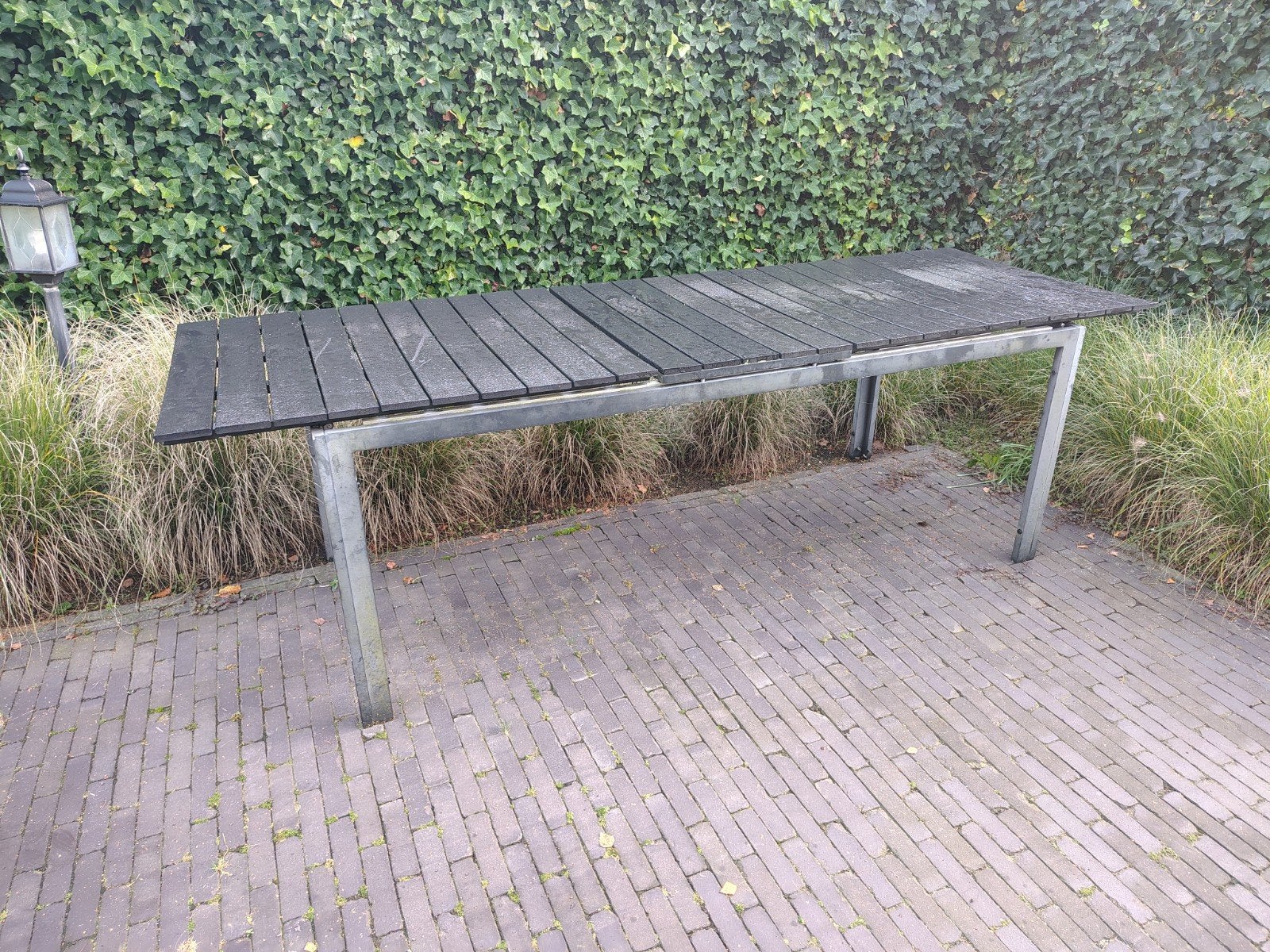 tuintafel gratis, Tuin en Terras, Ophalen, Gebruikt, Rechthoekig, Aluminium