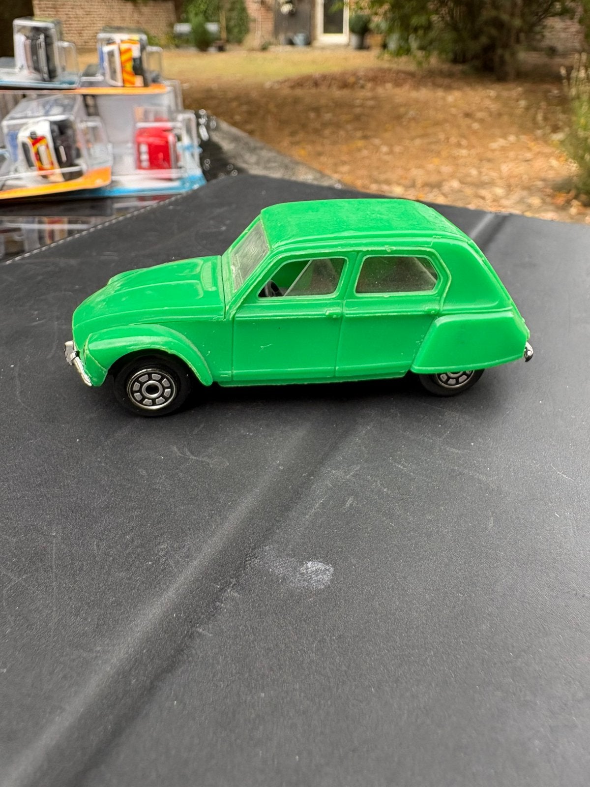 Norev Citroen Dyane groen, Hobby en Vrije tijd, Ophalen of Verzenden, Gebruikt, Auto, Norev