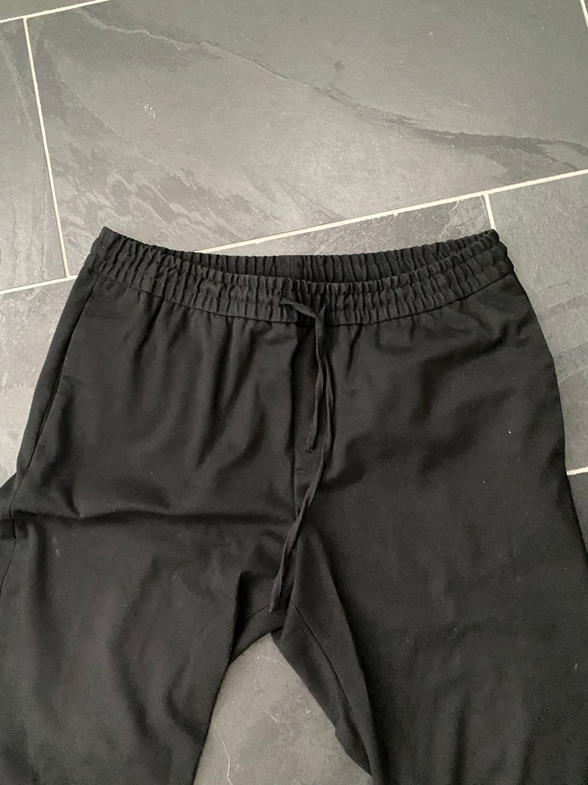 Zwarte Zara chino broek XL met elastische tailleband, Ophalen of Verzenden, Zo goed als nieuw, Maat 56/58 (XL), Zwart
