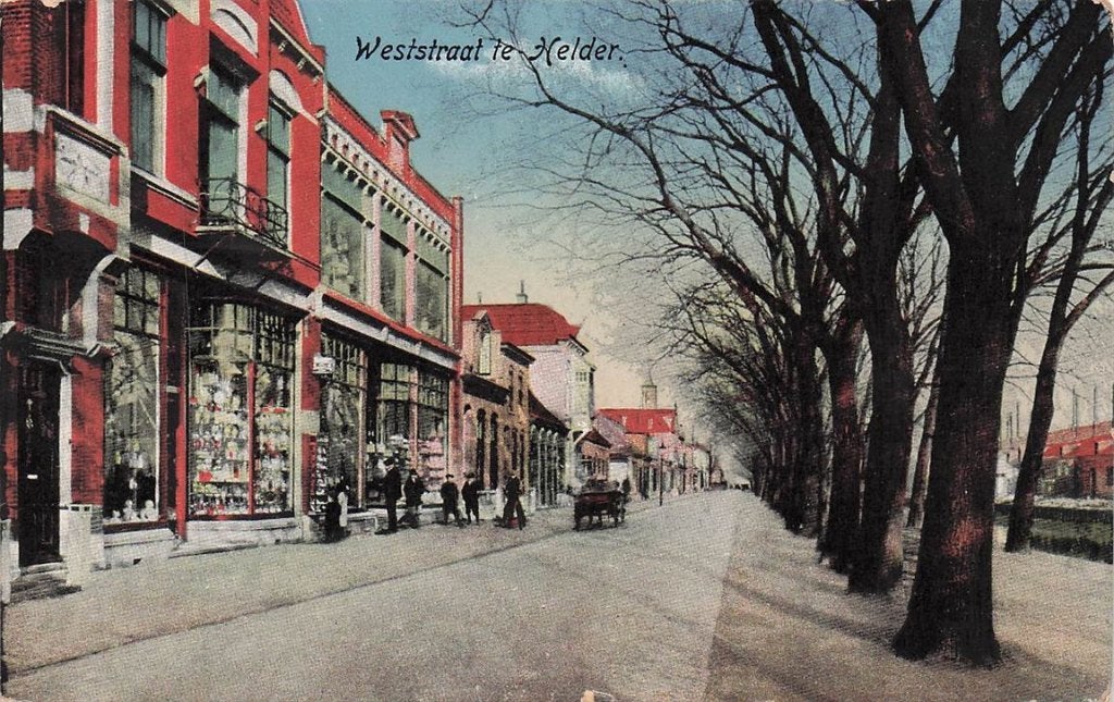 703-438-035 Weststraat Den Helder, Verzamelen, Ophalen of Verzenden, Voor 1920, Noord-Holland