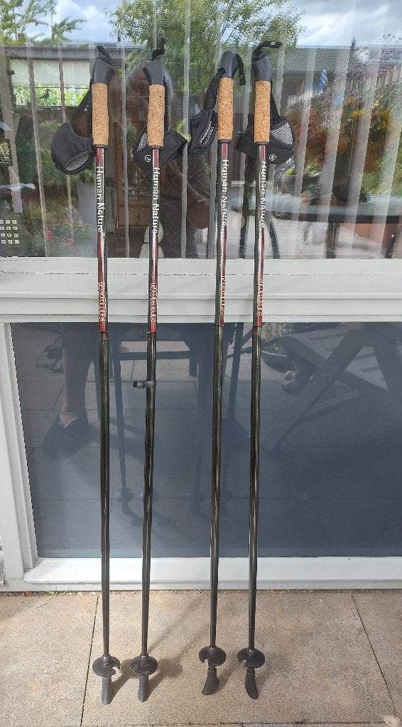 2 stel Lichte Human Nordic Walking Poles/Stokken, Ophalen of Verzenden, Nieuw, Wandelstok
