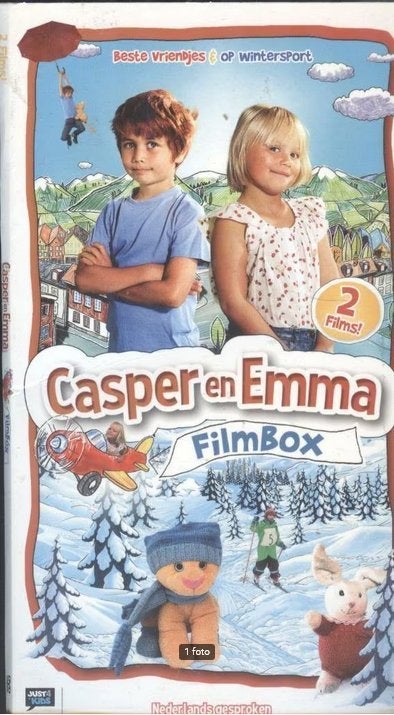 DVD Filmbox Casper en Emma. NR0924, Avontuur, Gebruikt, Verzenden, Alle leeftijden