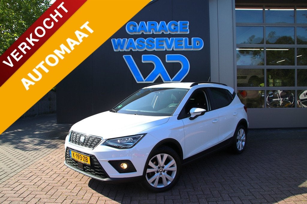 Seat Arona 1.0 TSI 110pk NL ACC/CarPlay/Camera/Keyless/stoel, Auto's, Seat, Automaat, Multifunctioneel stuurwiel, Gebruikt, Origineel Nederlands
