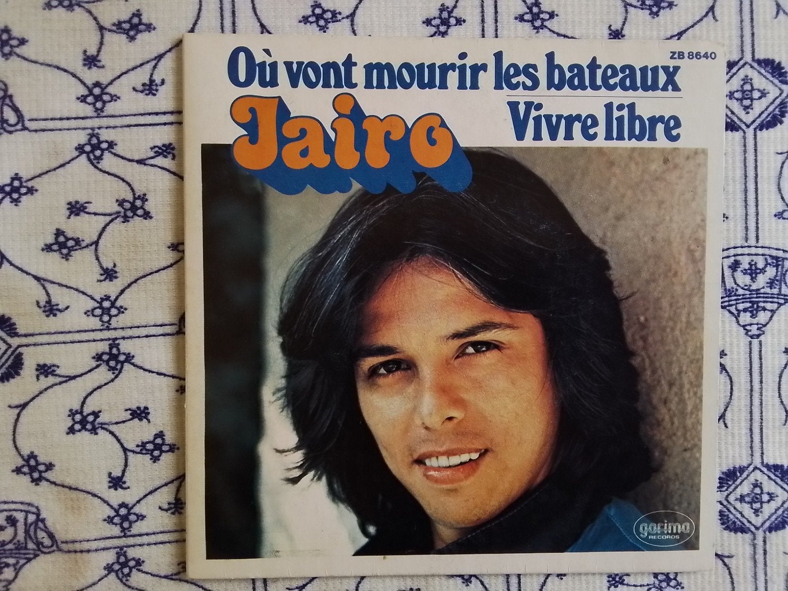 Jairo          Où vont mourir les bateaux, Ophalen of Verzenden, Zo goed als nieuw, Pop, Single