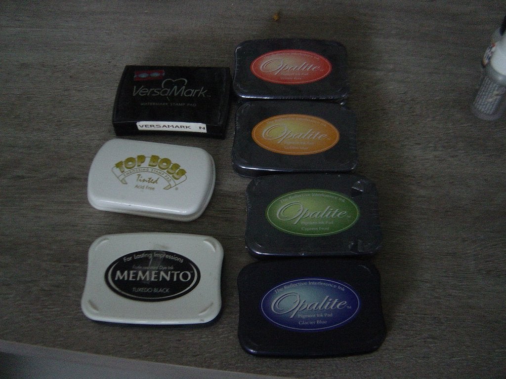 Inktpad en colorboxen, Hobby en Vrije tijd, Stempelen, Ophalen of Verzenden, Zo goed als nieuw, Overige typen