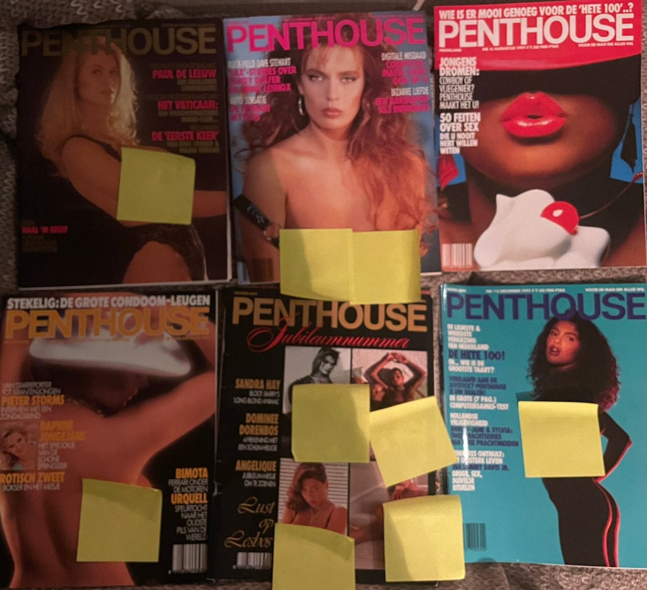 Vintage Penthouse jaargang 1991 – 6 st, Boeken, Tijdschriften en Kranten, Ophalen of Verzenden, Zo goed als nieuw, Muziek, Film of Tv