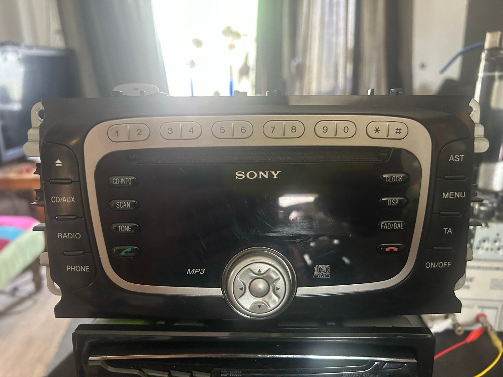 Sony MP3 autoradio voor Ford - Gebruikt, Auto diversen, Autoradio's, Ophalen, Gebruikt