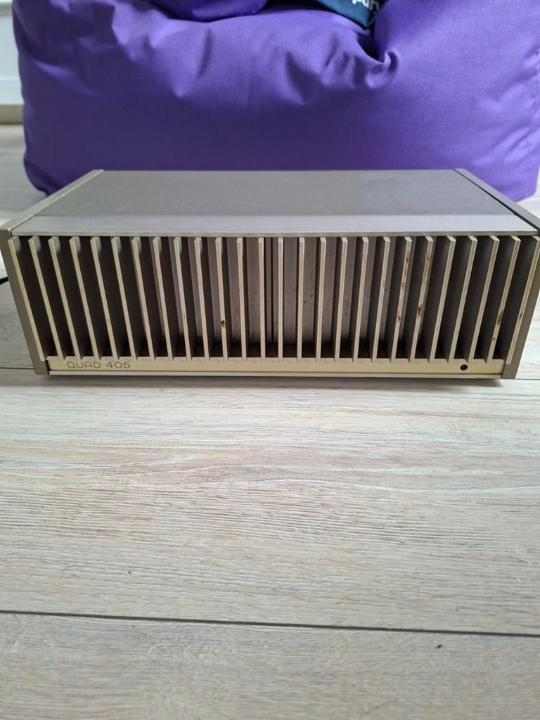 Quad 405 Eindversterker - Klassieke Audio Krachtpatser, Audio, Tv en Foto, Versterkers en Receivers, Gebruikt, 120 watt of meer