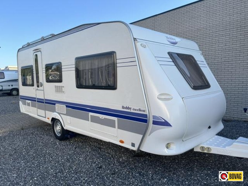 Hobby Excellent 495 UL Enkele bedden Incl. Mover, Rondzit, Hobby, Bedrijf, Schokbreker