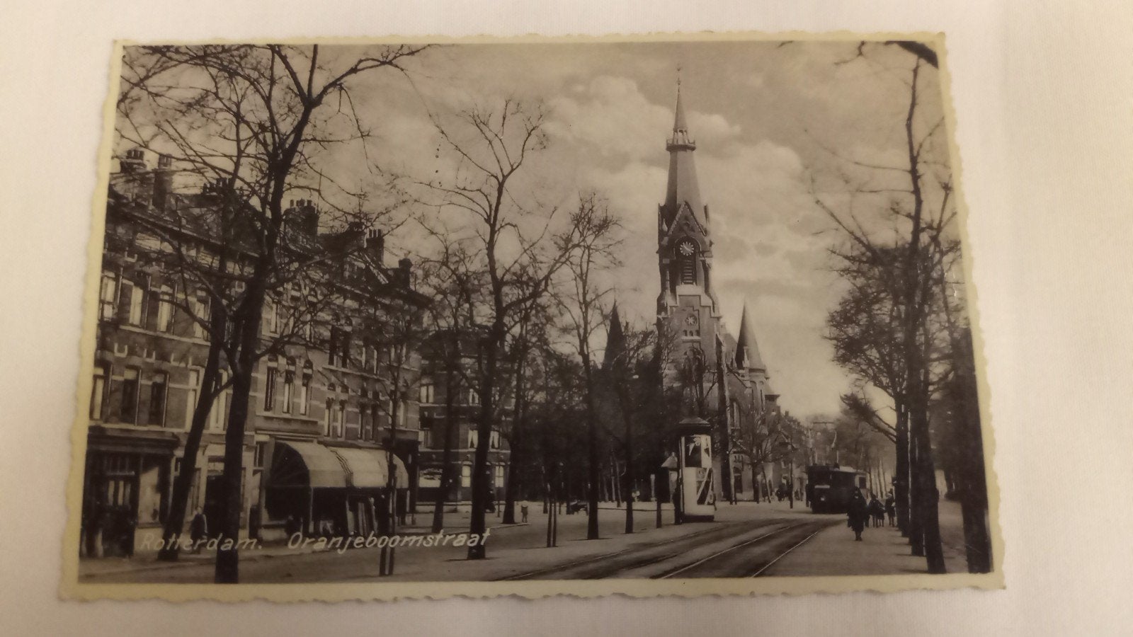 Rotterdam, Oranjeboom straat, gelopen 1933, Ophalen of Verzenden, 1920 tot 1940, Gelopen, Zuid-Holland