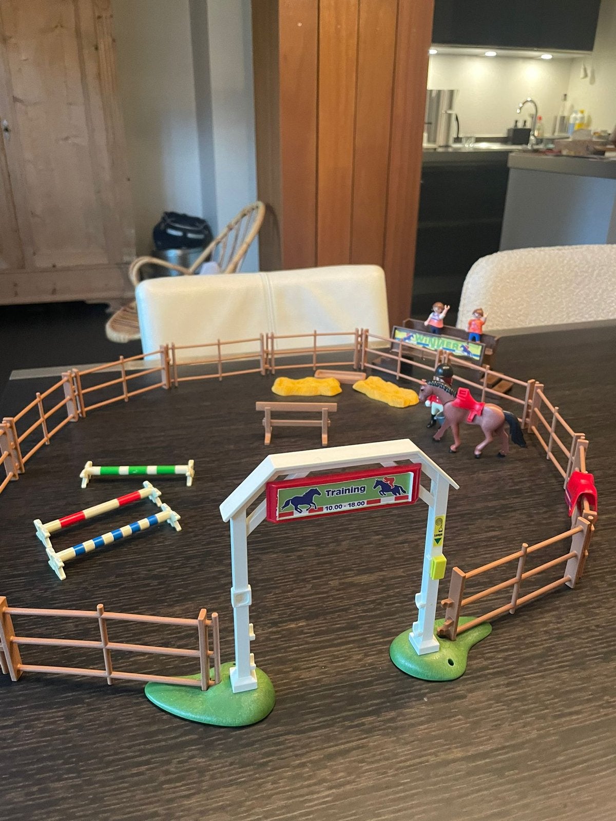 Playmobil Manege / Paardenbak - Leuk cadeau!, Gebruikt, Complete set, Overige typen, Ophalen of Verzenden