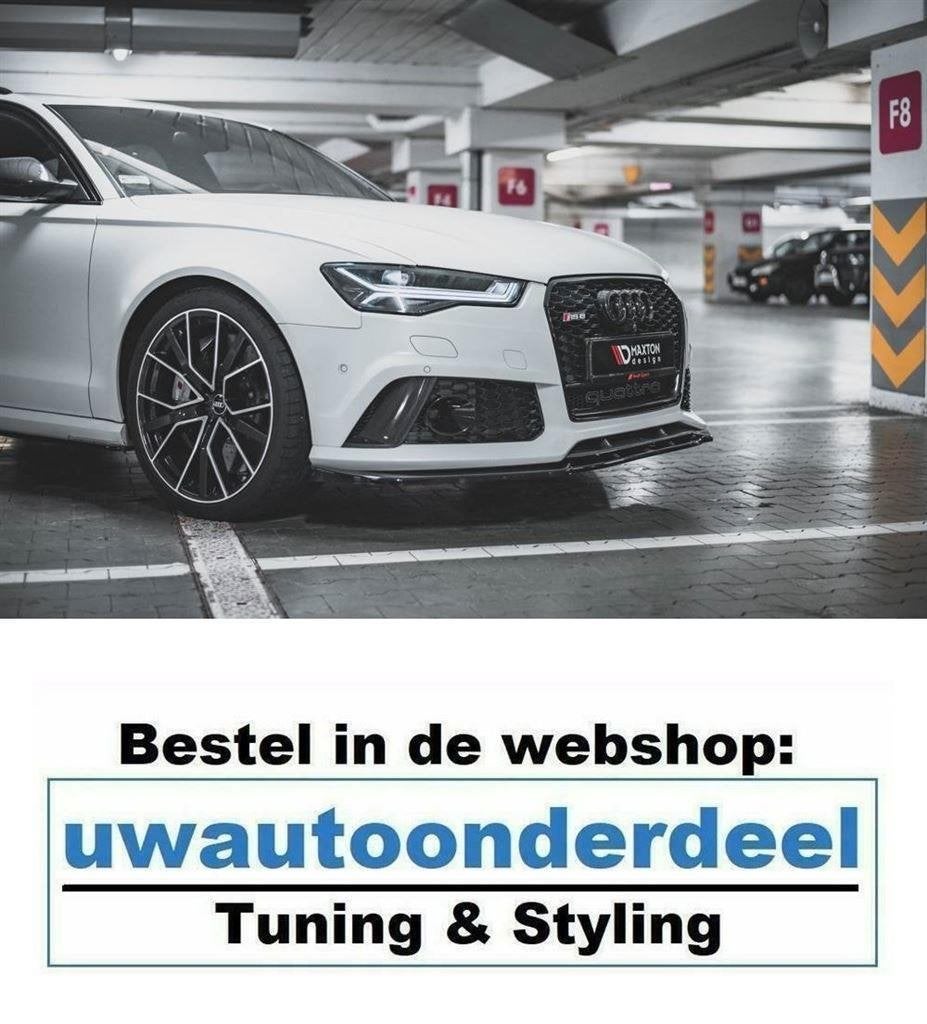 Maxton Spoiler Lip Splitter Styling Avant Voor Audi RS6 C7