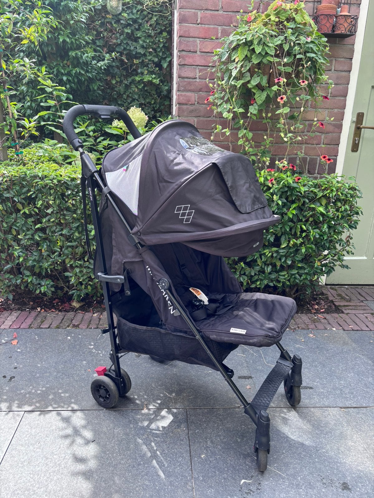 MacLaren Quest Arc buggy zwart, Ophalen, Gebruikt, Maclaren, Verstelbare rugleuning