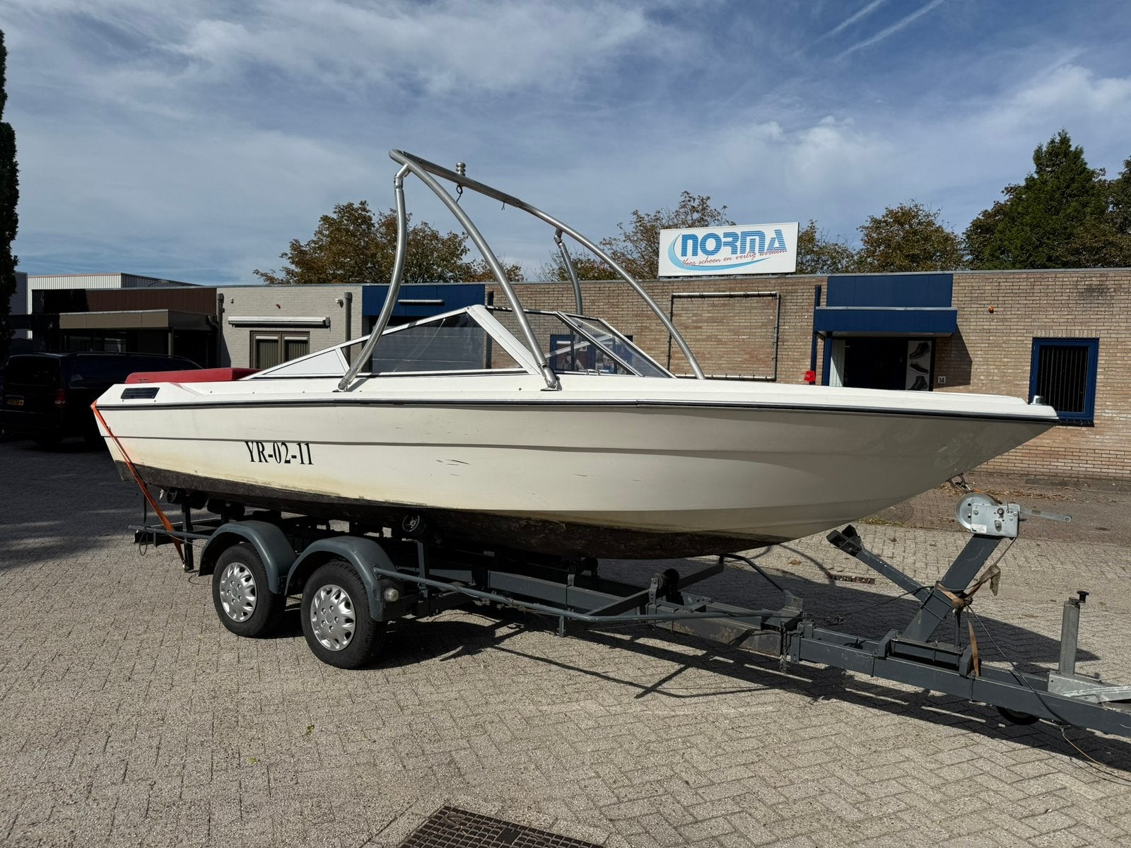 Renken 2000 Classic groot zonnedek tower en trailer, Watersport en Boten, Speedboten, Ophalen, Overige merken, Gebruikt, Binnenboordmotor